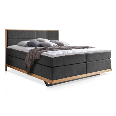Boxspring postel šedá Harold