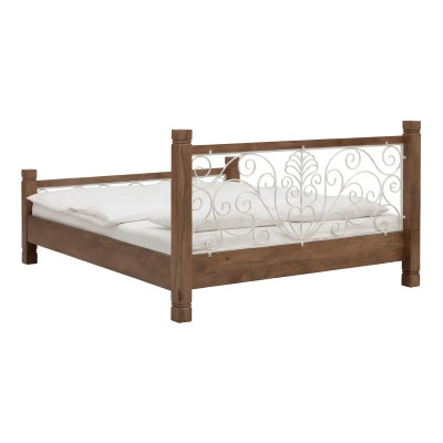 Manželská postel 180x200 masiv akácie Malawi