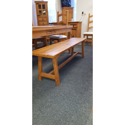 Dřevěná lavice masiv 160 cm Hacienda dřevo borovice | SOB Nábytek