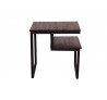 Konferenční stolek z recyklovaného dřeva a kovu Mamba 50x50