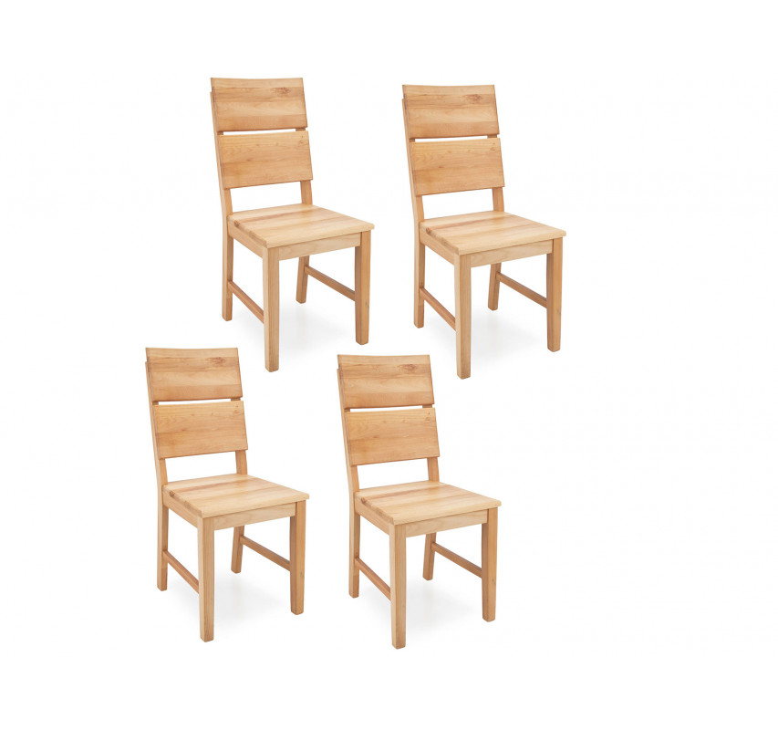 4 kusy jídelní židle z buku Kaisa olej