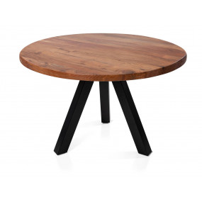 Masivní jídelní stůl z akácie Zarita síla desky 5 cm