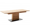 Rozkládací jídelní stůl částečně masiv divoký dub Granada 180/230x100