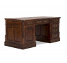 Psací stůl z mahagonového dřeva, americký styl, anglický styl, luxus, nábytek z masivu, dřevěný nábytek