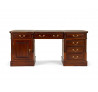 Psací stůl z mahagonového dřeva, americký styl, anglický styl, luxus, nábytek z masivu, dřevěný nábytek