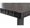 Barový stůl tmavý masiv akácie Gladis 120x80