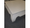 Bílý konferenční stolek China 100x100