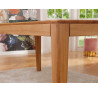 Rozkládací jídelní stůl masiv divoký dub Sindy 160/245x90