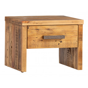 Noční stolek z recyklované borovice Albus